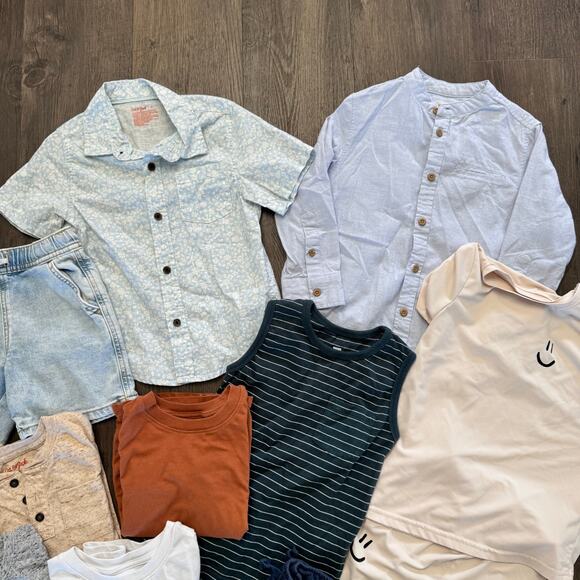 Toddler Little Boy Spring Summer Outfit Set 5T Clothing Lot of 14 Top Short - Picture 6 of 7